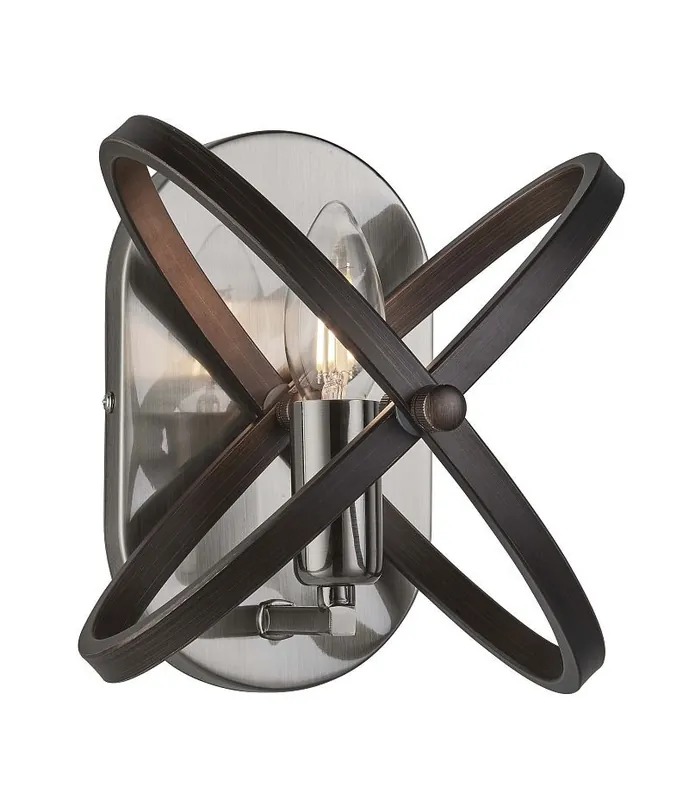 Sonderangebot Searchlight 8241PW Hoopla Wandleuchte E14 1 x 60W