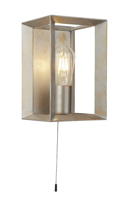 Searchlight 2411SI Heaton Wandleuchte E27 1 x 60W Schnäppchen