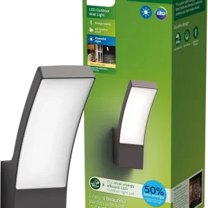 Zertifiziert Philips 8720169263796 LED Außenwandleuchte Splay| 3,8W integrierte LED-Quelle | 800lm | 2700K