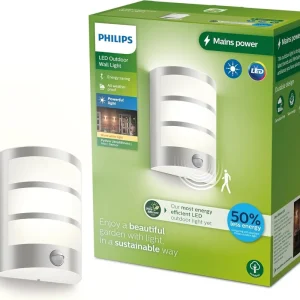 Saisonangebot Philips 8720169263772 LED Außenwandleuchte Python | 3,8W integrierte LED-Quelle | 800lm | 2700K
