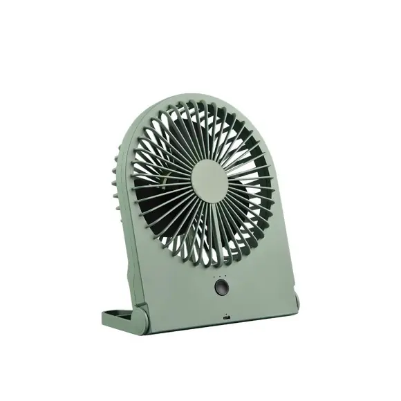 Top-Qualität Trio R044-49 Breezy Tischventilator - IP20, 3 Geschwindigkeitsmodi, batteriebetrieben, USB-C Aufladung, pistaziengrün