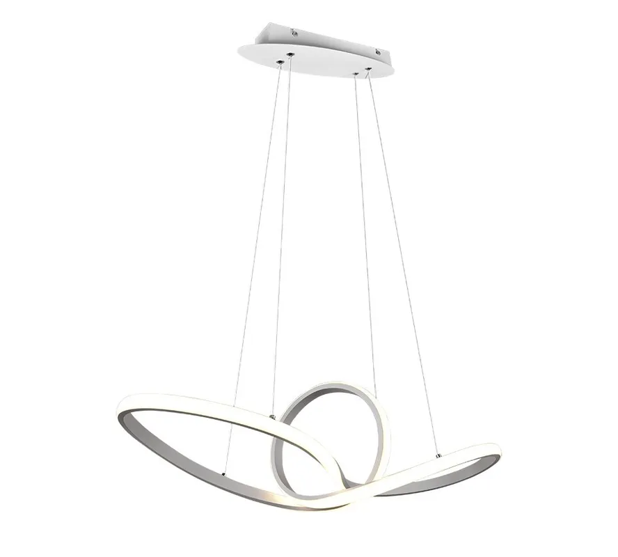 Geld-Zurück-Garantie Trio R32751131 LED Deckenleuchte Sansa 1x28w | SMD | 3300lm | 4000k - 3-Phasen-Dimmen, weiß