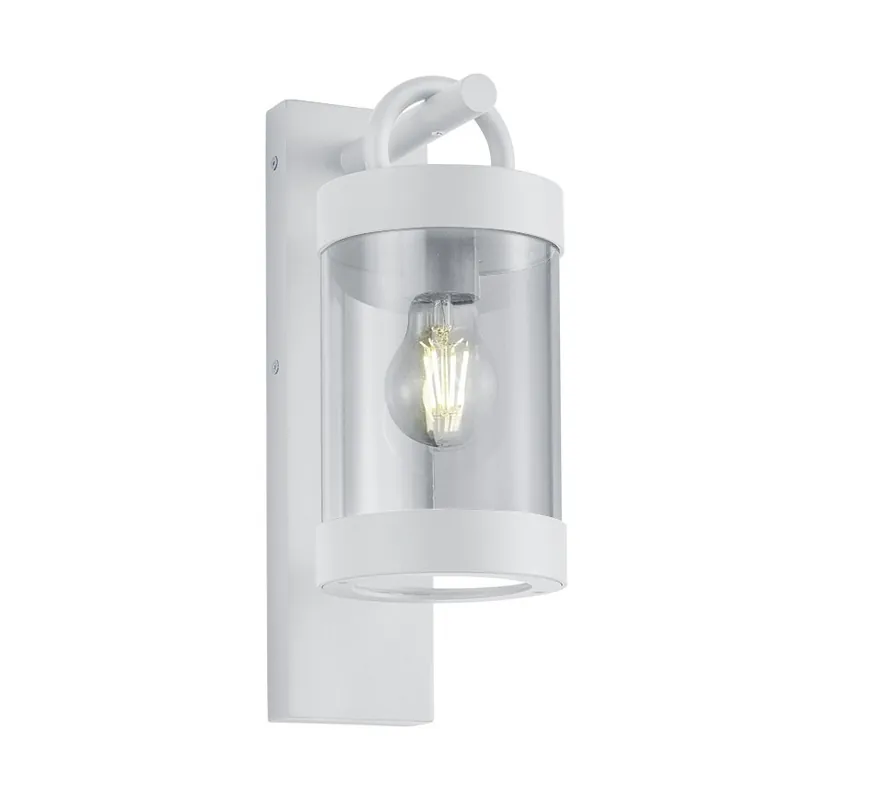 TRIO 204160131 Außenwandleuchte Sambesi 1x28w | E27 | IP44 - Dämmerungssensor, weiß Direkt Vom Hersteller