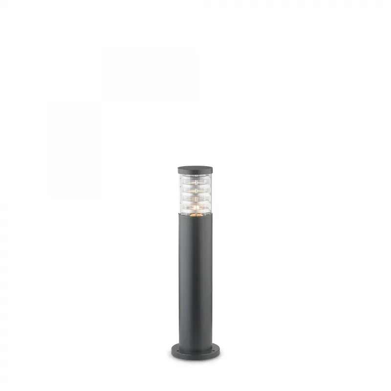 Ideal Lux 026985 Sockelleuchte Tronco Small 1x60W | E27 | IP44 - anthrazit Preisreduziert