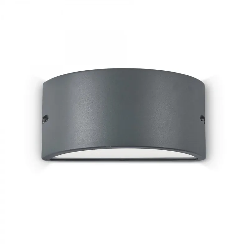 Bestpreis Ideal Lux 092423 Außenwandleuchte 1x60W Rex | E27 | IP44 - anthrazit