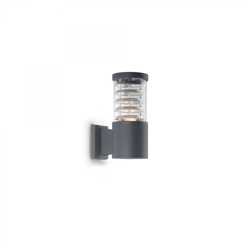 Ideal Lux 027005 Außenwandleuchte 1x60W Tronco | E27 | IP44 - anthrazit Weltweiter Versand