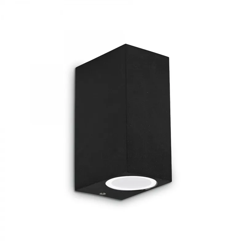 Schneller Versand Ideal Lux 115344 Außenwandleuchte 2x40W Up Nero | G9 | IP44 - schwarz