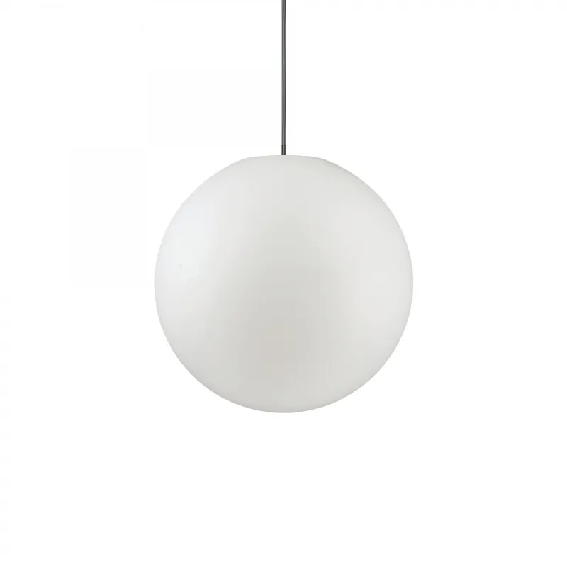 Original Ideal Lux 136004 Außen den Deckenleuchte Sole Medium 1x60W| E27 | IP44 - weiß