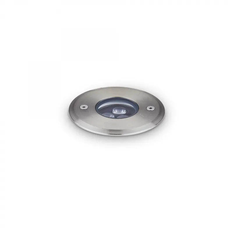 Schnäppchen Ideal Lux 255651 LED Außenleuchte Floor 1x3w | 390lm | 3000k | IP67 - Stahl