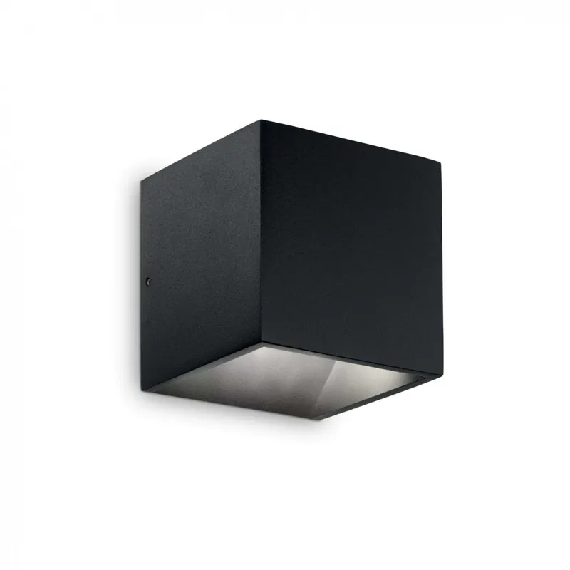 Saisonangebot Ideal Lux 269320 LED Wandleuchte Rubik 1x9w | 630lm | 3000k | IP54 - schwarz