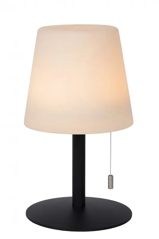 Lucide 13815/02/99 RIO Outdoor-Tischleuchte LED 1,8W | 150lm | 3000 K | RGB | IP44 - weiß, schwarz Neu