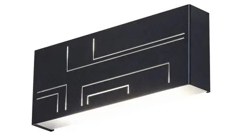 Weltweiter Versand Rabalux 8873 Außenwandleuchte Maribor 1x12W | 4000K | IP65 - schwarz