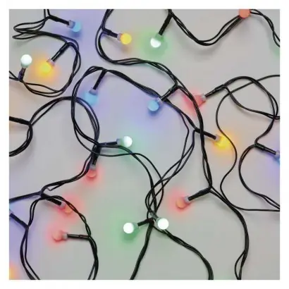 EMOS D5AM04 Weihnachtskette Kirsche 30m 300 LED | 6w | IP44 - Multicolor Timer, grün Begrenztes Angebot