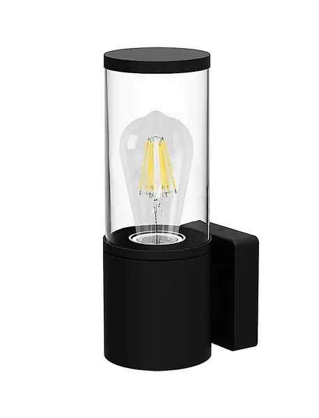 Markenware Rabalux 7502 Gartenleuchte Wellington 1x60W | E27 | IP44 - mattschwarz