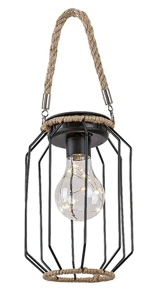 Heißes Angebot Rabalux 98077046 LED solar Außen-Pendelleuchte Sluis| 0,2W integrierte LED-Quelle | 3lm | 3000K