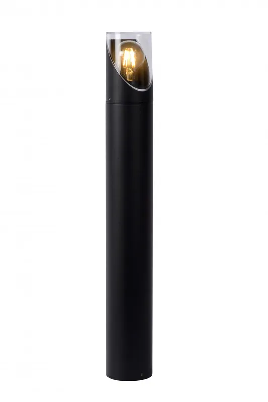 Handgefertigt Lucide 15806/65/30 NORMAM Außenpfostenleuchte E27 | IP65 - schwarz