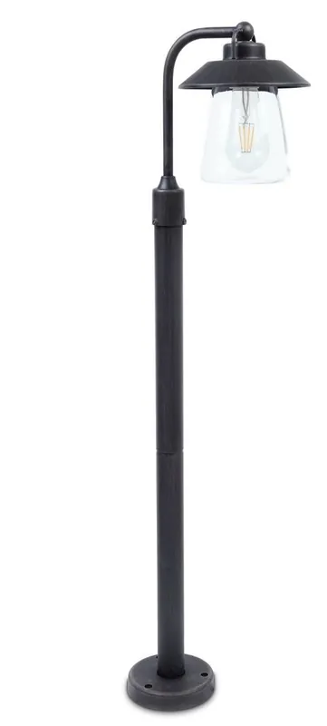 Lutec 7264210213 Außenstehleuchte Cate 1x60W | E27 | IP44 - rustikales Look Nur Für Kurze Zeit