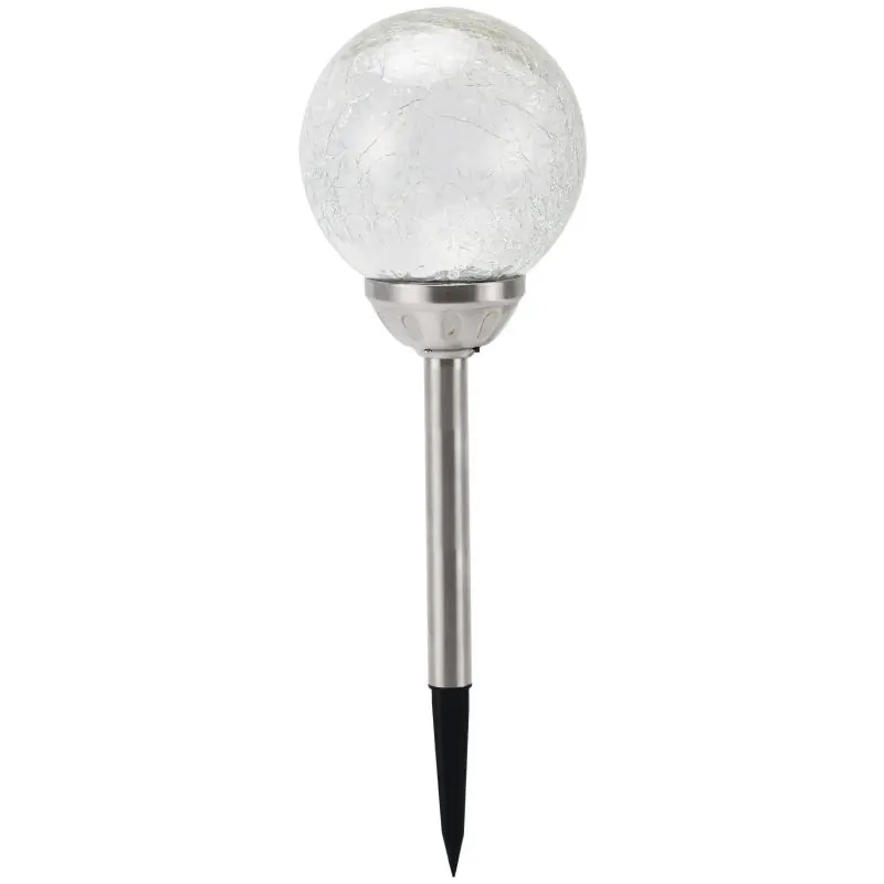 Globo 33353 LED Außen-Solarleuchte 1x0,06W | 4000K | IP44 | RGB - Edelstahl Neue Kollektion