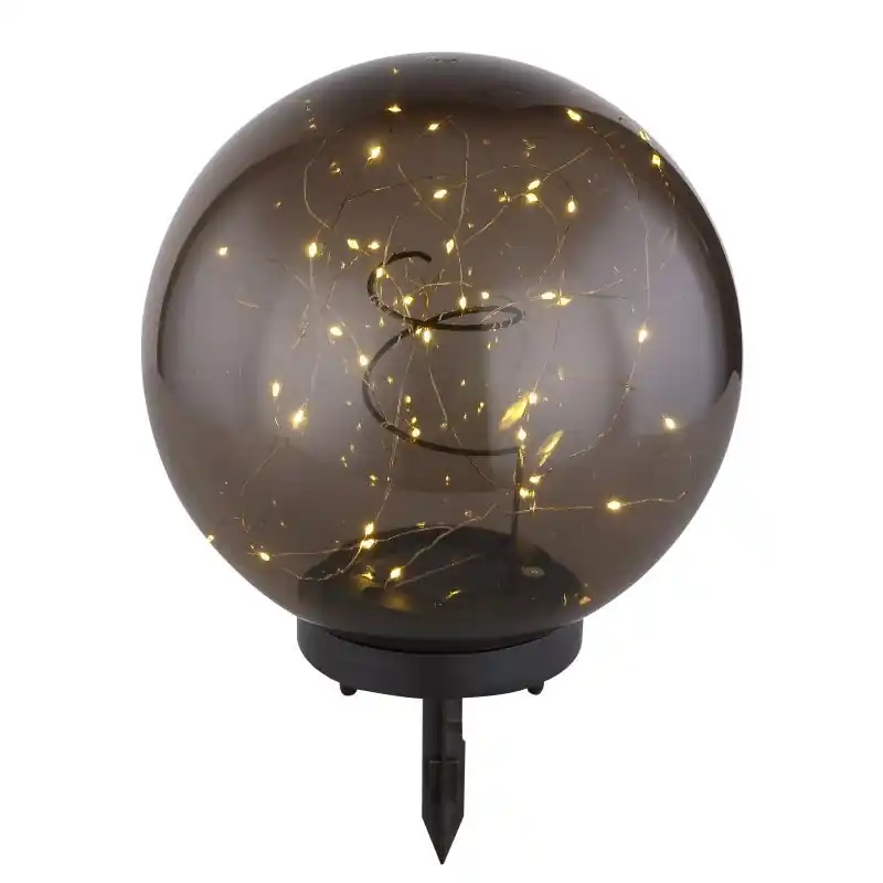 Rabatt Globo 33807 LED Außen Solarleuchte Solar 40x0,06W | 2700K | IP44 - schwarz