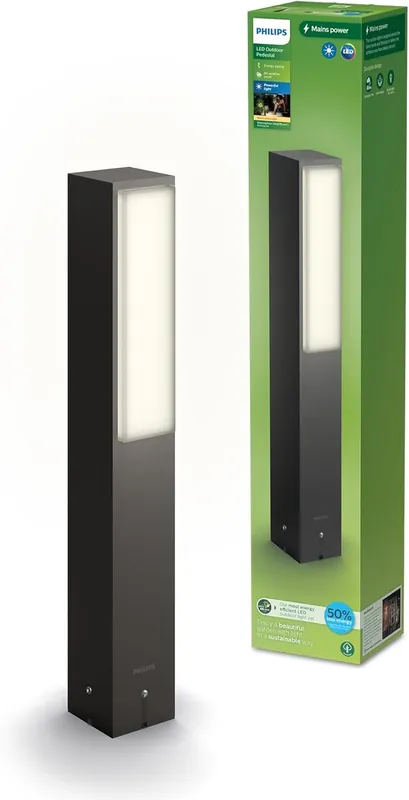 Philips 8720169257351 LED Wegeleuchte Stratosphere | 3,8W integrierte LED-Quelle | 800lm | 2700K Ab Werk