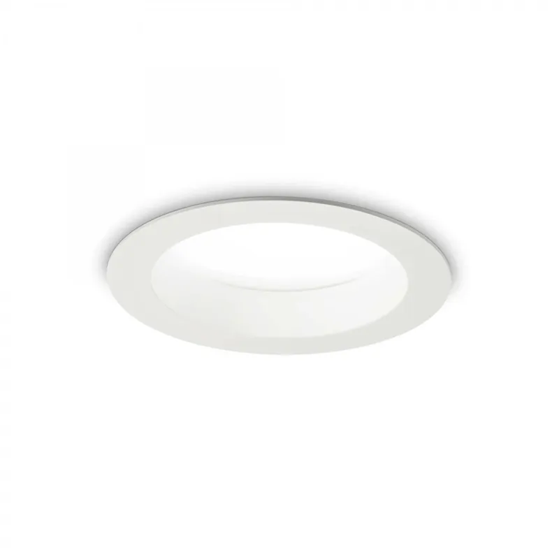Ideal Lux 193526 LED Deckenleuchte Basic Wide 1x15w | 1500lm | 3000k | IP44 - weiß Weltweiter Versand