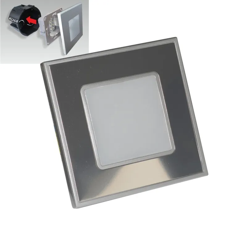 Jetzt Kaufen Emithor 48304 STEP LIGHT Wandleuchte LED 1W, 60 LMA, 4000K, Edelstahl, Spiegel