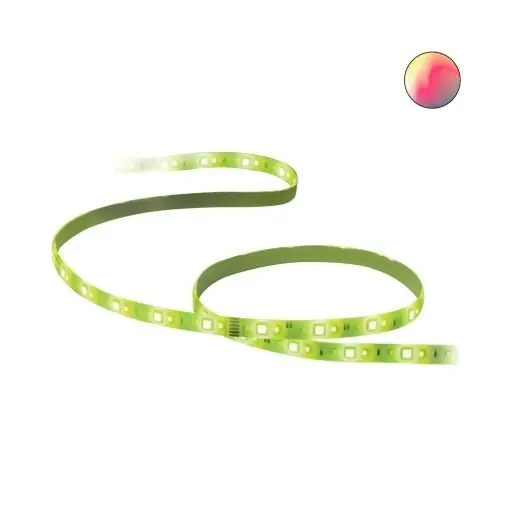 WiZ Colors 8718699788162 Smart LED Streifen 2M Starter Kit 1x20W | 1600lm | 2700-6500K | RGB - einschließlich Quelle Direktkauf