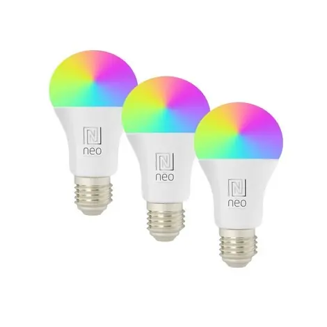 Top-Angebot Immax 07733C Smart LED Lampe Smart 1x11W | E27 | 1055lm | 2700-6500K | RGB - 3er-Set, dimmbar, WLAN, Tuya, weiß