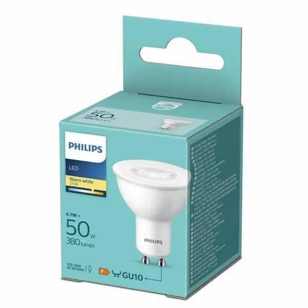 Bestpreis Philips 8719514353947 LED Lampe | 4,7W GU10 | 400 lm | 2700K