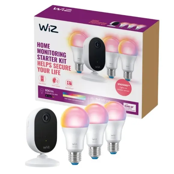 Philips 8720169075016 LED Starterset Self Monitoring | 8,5W E27 | 806 lm | 2200-6500+RGBK Jetzt Zugreifen