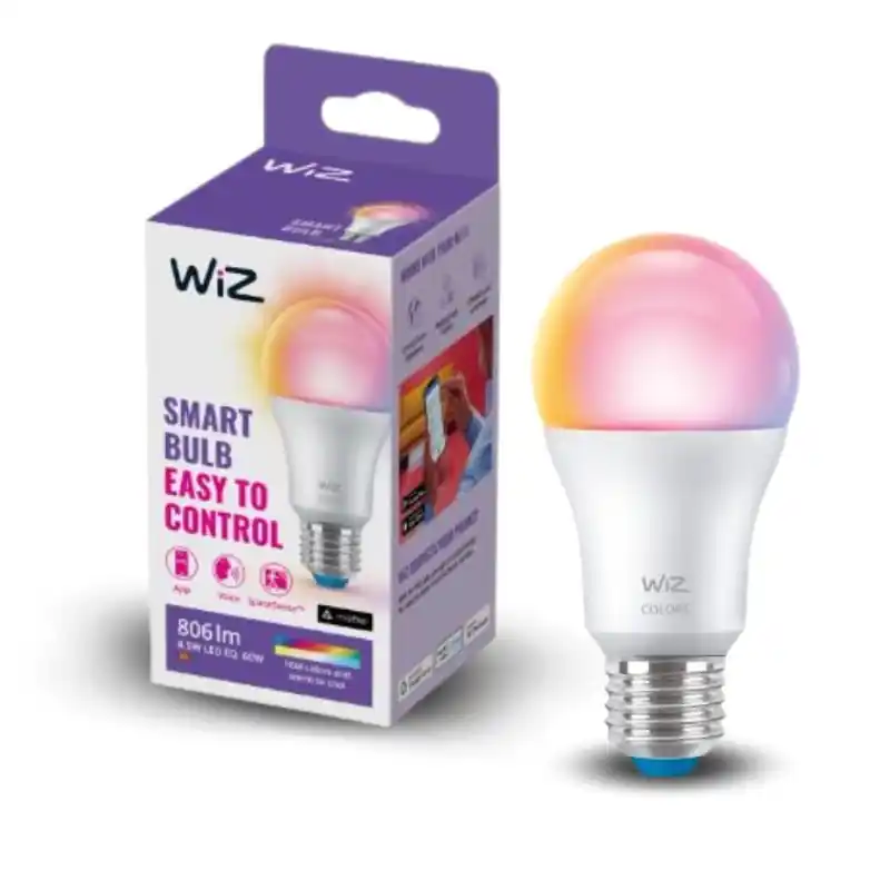 Philips WiZ 8720169072299 LED intelligente Lampe | 8,5W E27 | 806lm | 2200-6500+RGBK Mengenrabatt