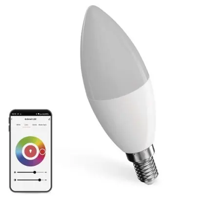 Günstig EMOS ZQZ322R LED intelligente Lampe GoSmart| 4,8W integrierte LED-Quelle | 470lm | 2700-6500K