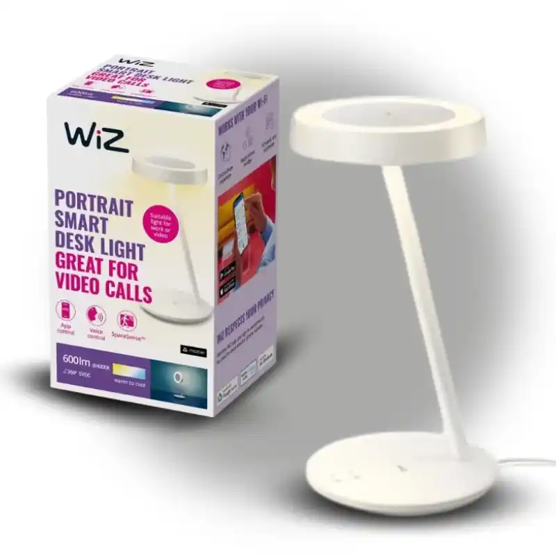 Philips WiZ tunable 8720169072695 LED Tischlampe | 10W integrierte LED-Quelle | 600lm Top-Preis