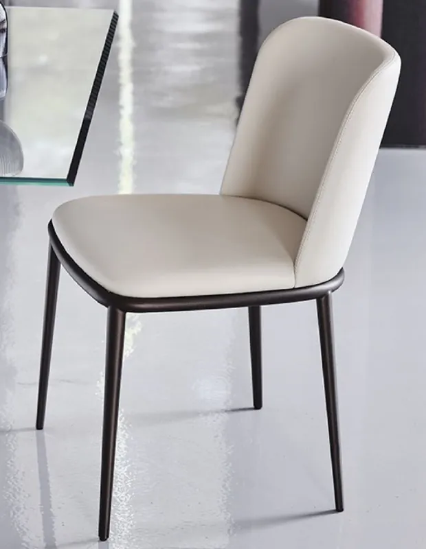 Knallerangebot Casa Padrino Luxus Esszimmerstuhl 8er Set Cremefarben / Schwarz - Luxus Esszimmer & Restaurant Möbel - Luxus Qualität - Made in Italy