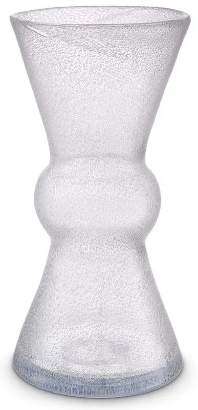 Must-Have Casa Padrino Luxus Deko Glas Vase Ø 18 x H. 37 cm - Mundgeblasene Blumenvase - Deko Accessoires - Luxus Kollektion