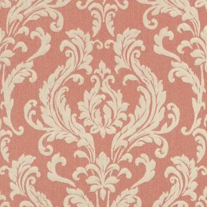 Kostenloser Rückversand Casa Padrino Barock Vliestapete Rosa / Beige - Barockstil Wohnzimmer Tapete mit elegantem Muster - Wanddeko im Barockstil - Tapeten im Barockstil - Barock Tapeten - Barock Deko