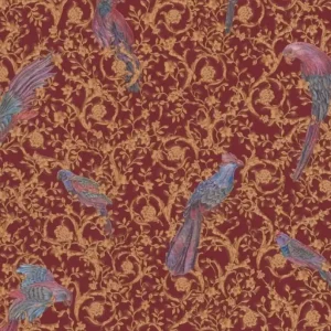 Ab Werk Versace Designer Barock Vliestapete IV 37053-4 - Bordeaux / Gold / Blau / Violett - Design Tapete - Hochwertige Qualität