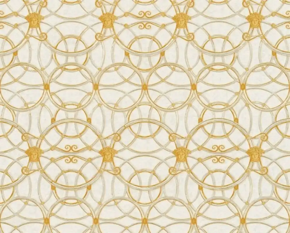 Jetzt Bestellen Versace Designer Barock Vliestapete IV 37049-1 - Creme / Gold / Silber - Design Tapete - Hochwertige Qualität