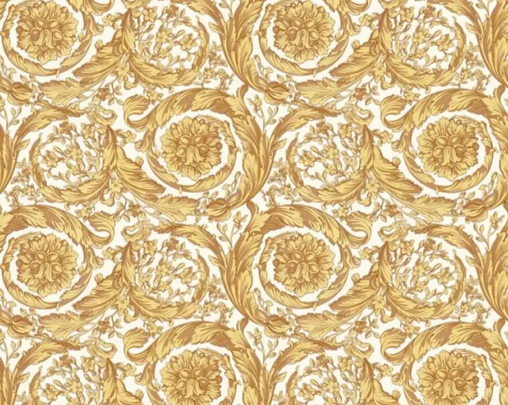 Versace Designer Barock Vliestapete IV 36692-5 - Gold / Weiß - Design Tapete - Hochwertige Qualität Top-Angebot