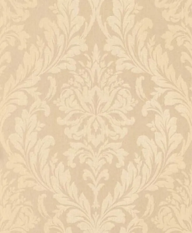 Neuheit Casa Padrino Barock Textiltapete Apricot / Creme 10,05 x 0,53 m - Wohnzimmer Tapete - Deko Accessoires im Barockstil