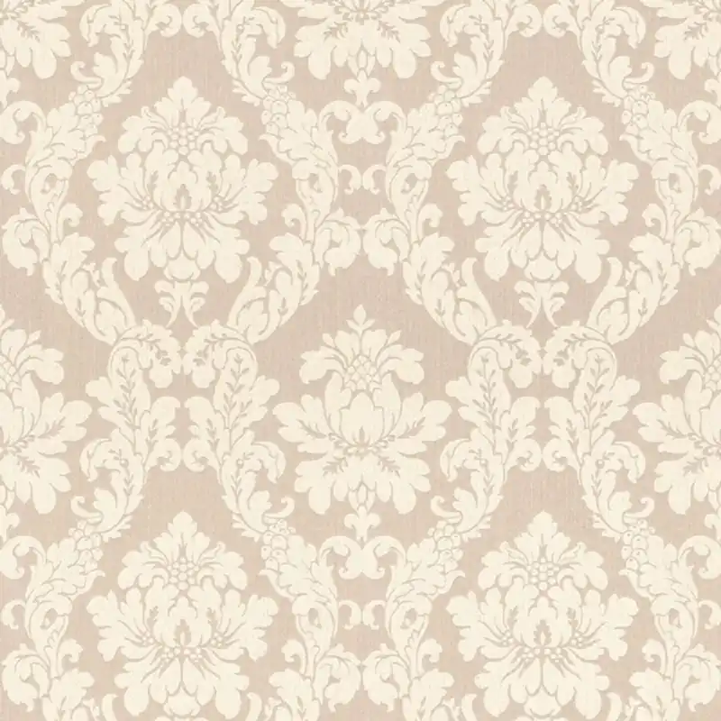 Casa Padrino Barock Viscose Textiltapete Beige / Creme - 10,05 x 0,53 m - Stofftapete im Barockstil Sichere Zahlung