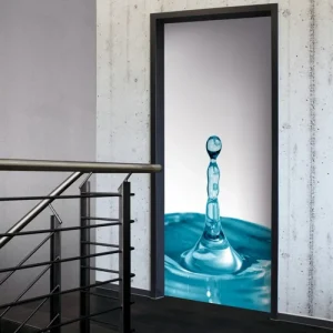 Kracherpreis Tür 2.0 XXL Wallpaper für Türen 20025 Plopp - selbstklebend- Blickfang für Ihr zu Hause - Tür Aufkleber Tapete Fototapete FotoTür 2.0 XXL Vintage Antik Stil Retro Wallpaper Fototapete