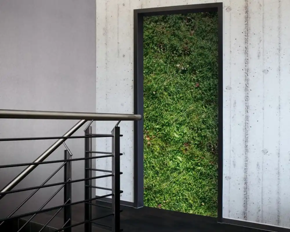 Jetzt Bestellen Tür 2.0 XXL Wallpaper für Türen 20027 Grassland - selbstklebend- Blickfang für Ihr zu Hause - Tür Aufkleber Tapete Fototapete FotoTür 2.0 XXL Vintage Antik Stil Retro Wallpaper Fototapete