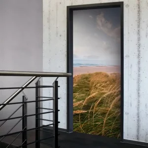 Letzte Chance Tür 2.0 XXL Wallpaper für Türen 20028 Sylt - selbstklebend- Blickfang für Ihr zu Hause - Tür Aufkleber Tapete Fototapete FotoTür 2.0 XXL Vintage Antik Stil Retro Wallpaper Fototapete