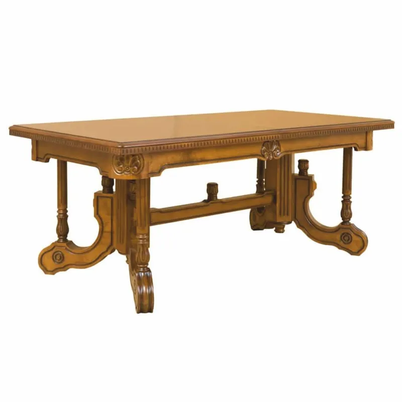 Casa Padrino Luxus Barock Esstisch Braun 200-276 cm - Barockstil Möbel Schnäppchen