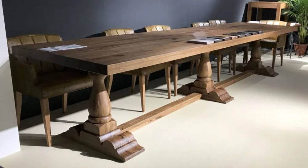 Casa Padrino Landhausstil Massivholz Esstisch Braun 400 cm Günstig