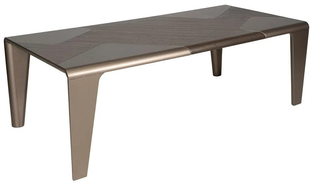 Preiswert Casa Padrino Luxus Esstisch Dunkelbraun / Bronze 235 x 110 x H. 77 cm - Rechteckiger Esszimmertisch - Esszimmer Möbel - Hotel Möbel - Luxus Möbel - Luxus Qualität