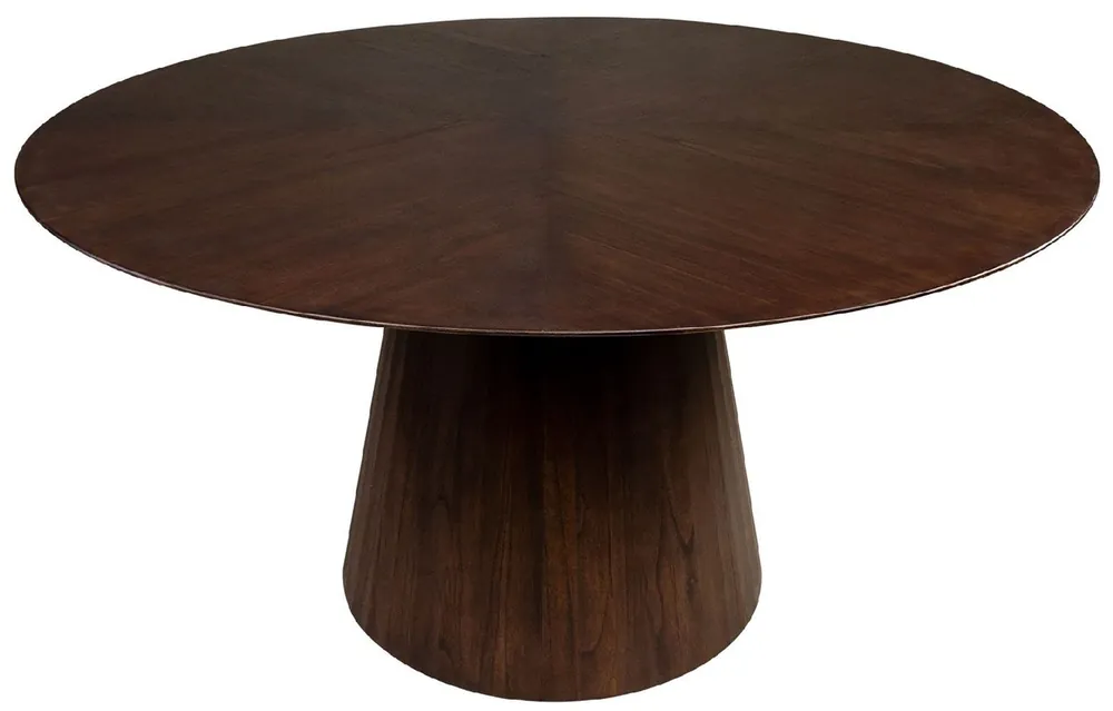 Knallerangebot Casa Padrino Luxus Esstisch Dunkelbraun Ø 150 x H. 76 cm - Runder Massivholz Küchentisch - Esszimmer Möbel - Küchen Möbel - Luxus Möbel - Luxus Einrichtung