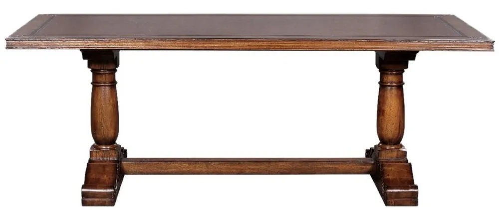 Mega-Angebot Casa Padrino Luxus Landhausstil Esstisch Braun 210 x 102 x H. 77 cm - Rustikaler Massivholz Küchentisch - Rustikale Landhausstil Massivholz Esszimmer Möbel
