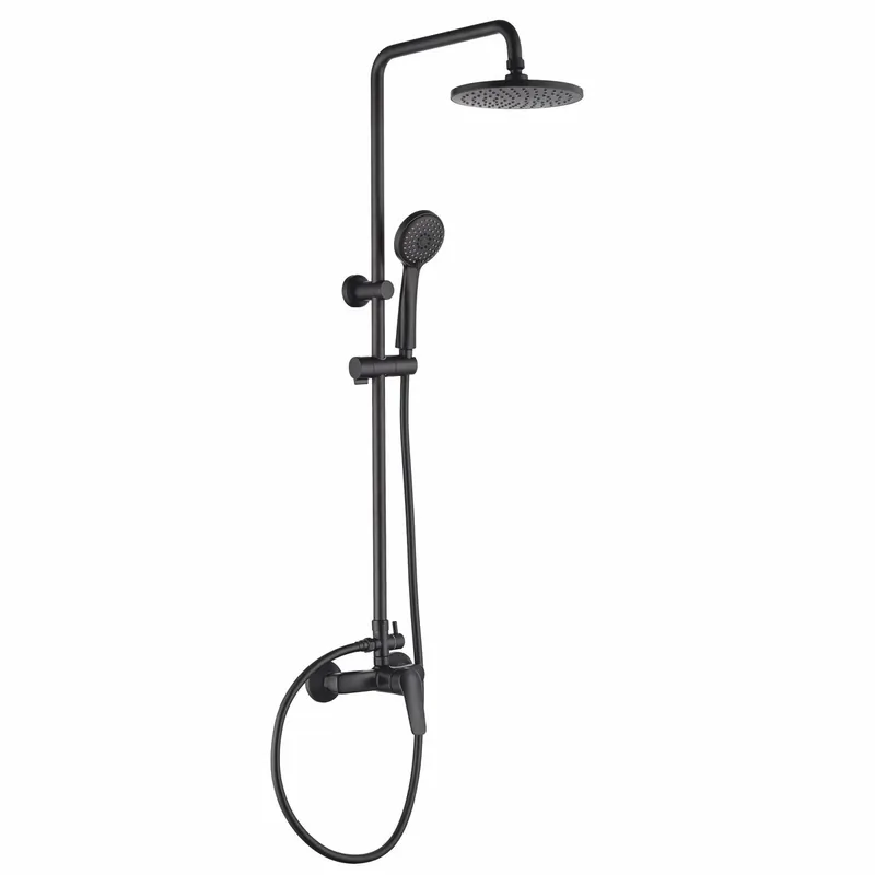 Casa Padrino Luxus Duschgarnitur mit Überkopfbrause und Handbrause H. 117,3 cm Neue Kollektion